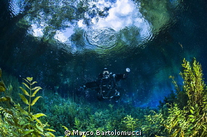 San Giorgio a Liri Lake, a little spring in the center of... by Marco Bartolomucci 
